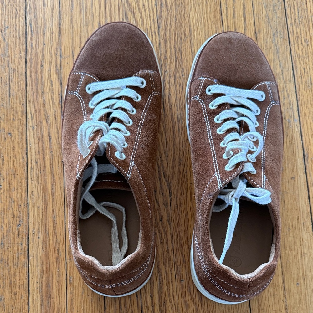 Brown Suede Men's Sneakers